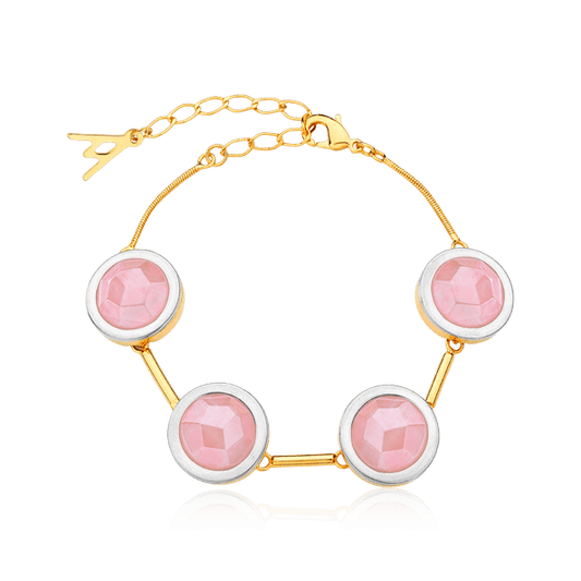 Pulseira Magnífica - Quartzo Rosa